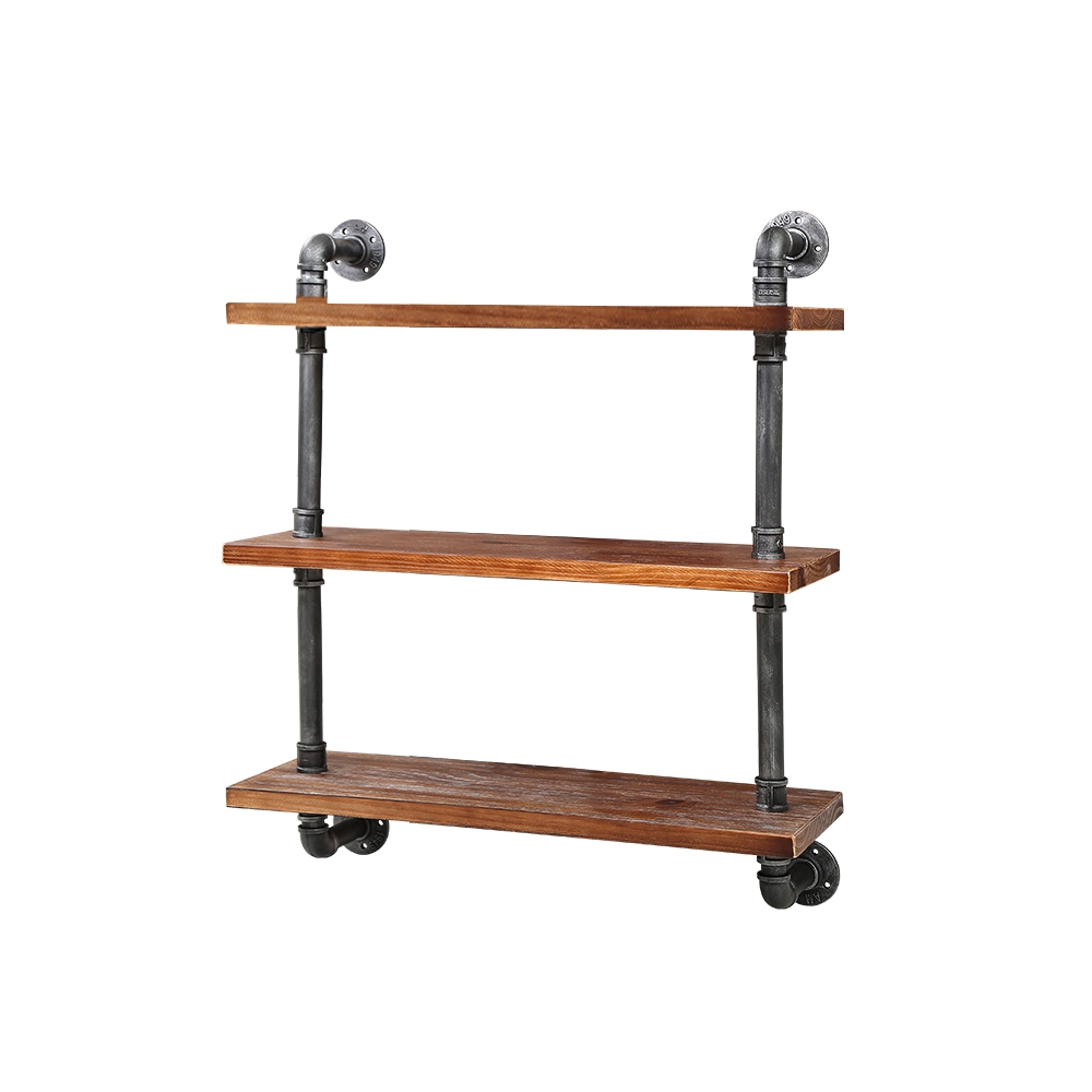 Artiss DIY Pipe Shelf 3 Tiers Irma Wall Mounted