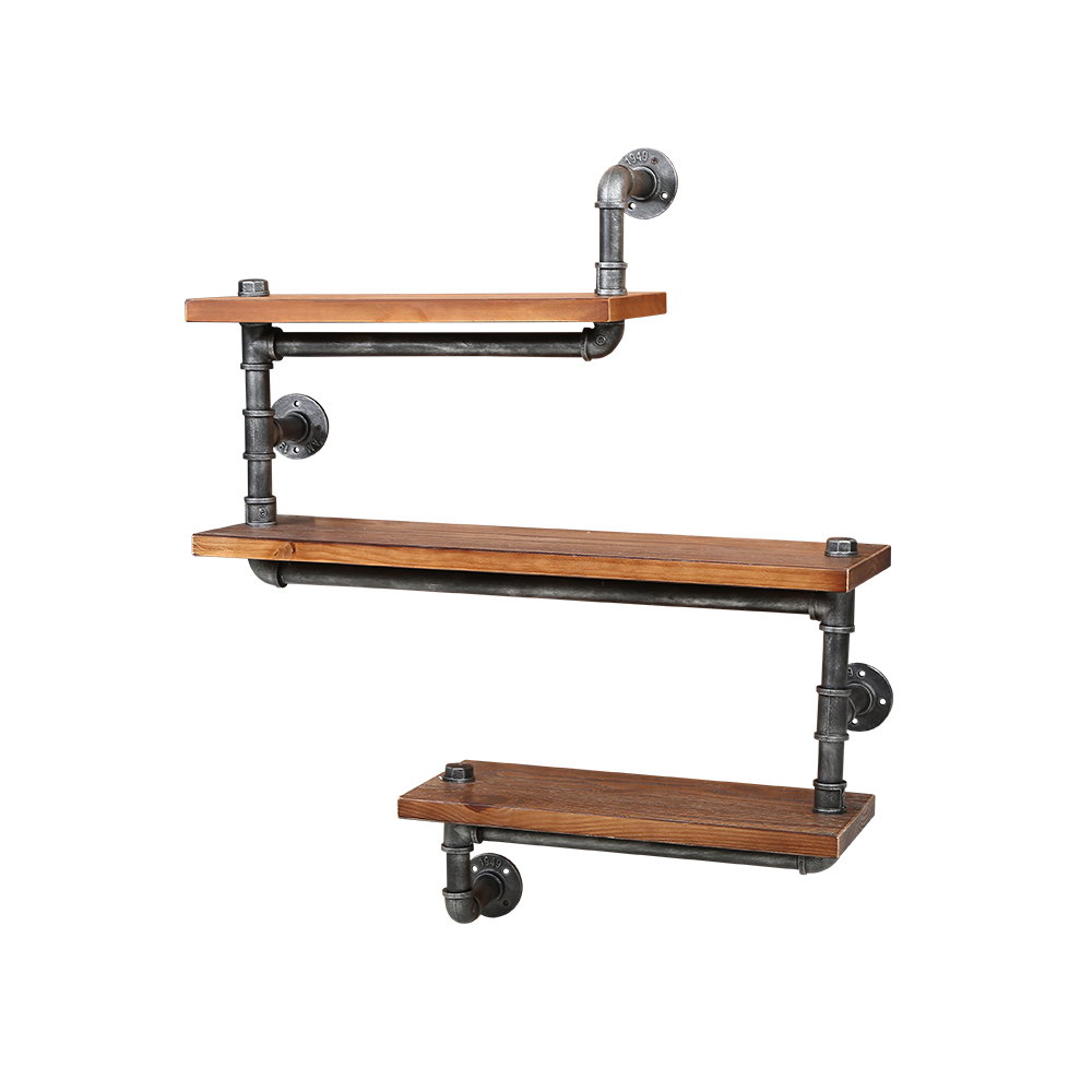 Artiss DIY Pipe Shelf 3 Tiers Iona