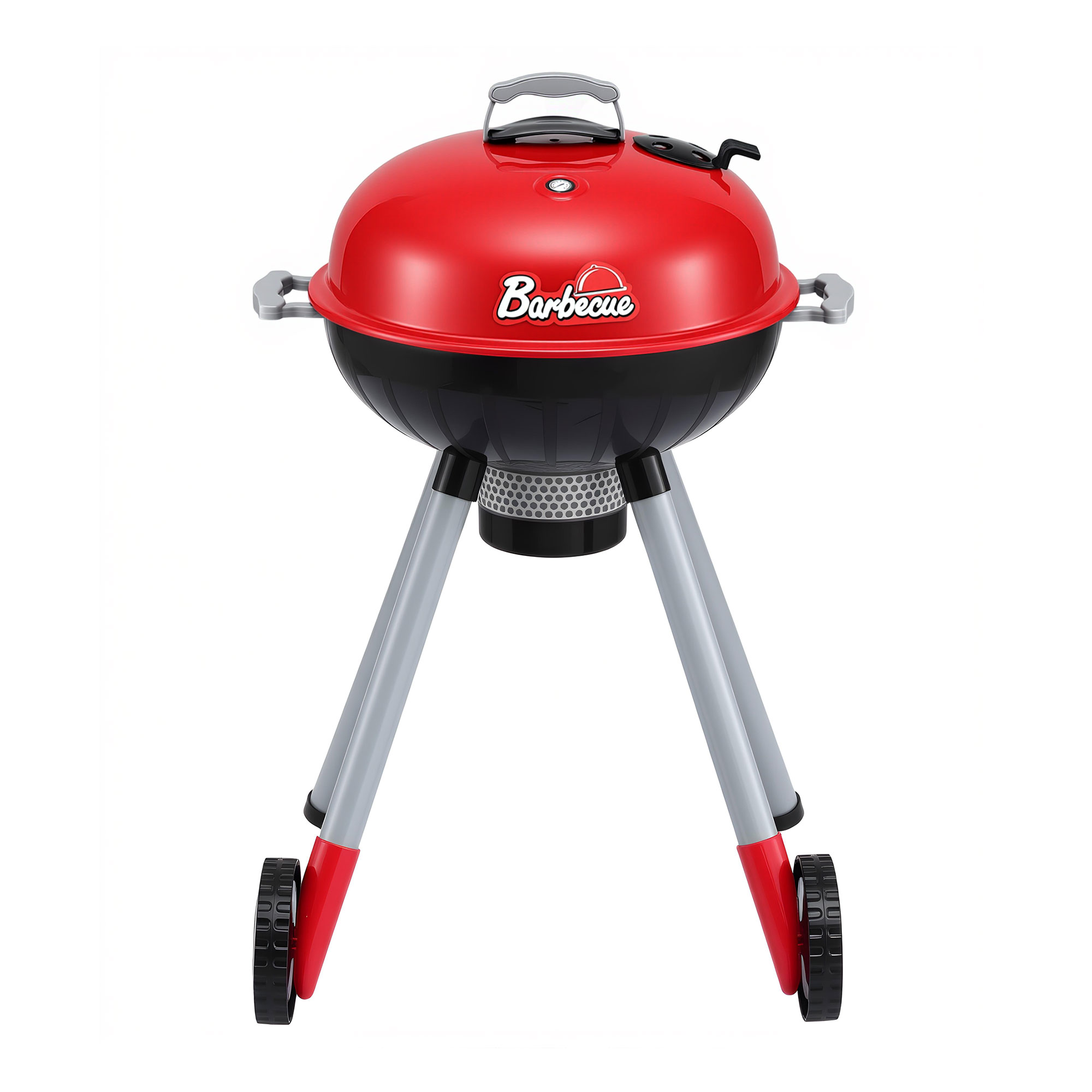 Keezi Kids Pretend BBQ Playset with Light-Up Charcoal view 3