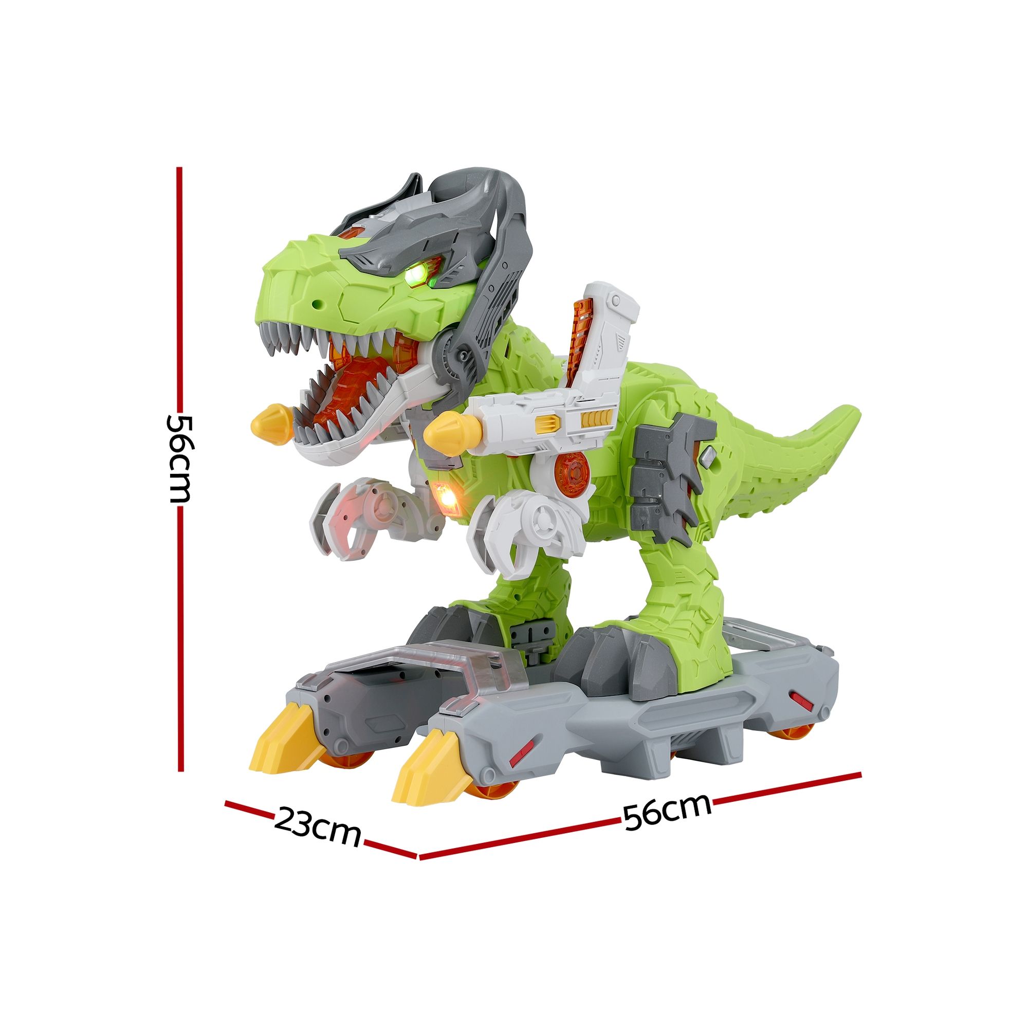 Keezi Kids Dinosaur Ride On Push Car with Spray view 2