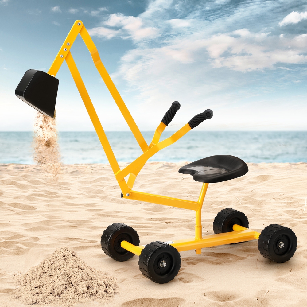 Keezi Kids Ride On Car Digger with Rotate Seat