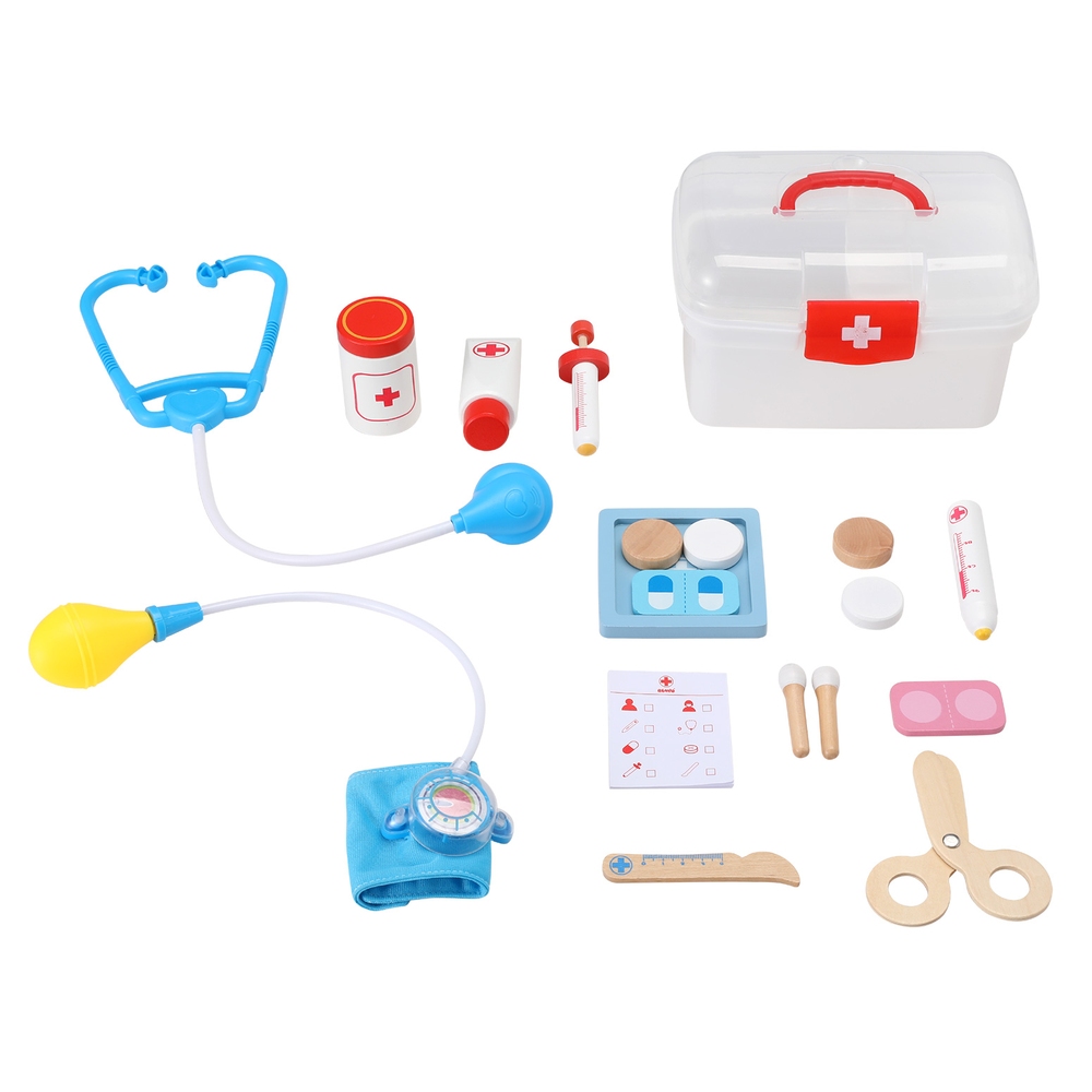 Keezi Kids Doctor Nurse Medical Playset with Stethoscope view 3
