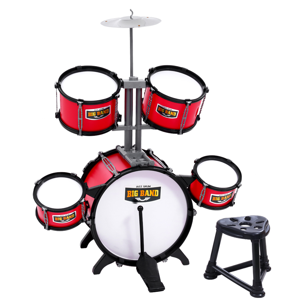 Keezi 7-Piece Junior Kids Drum Set