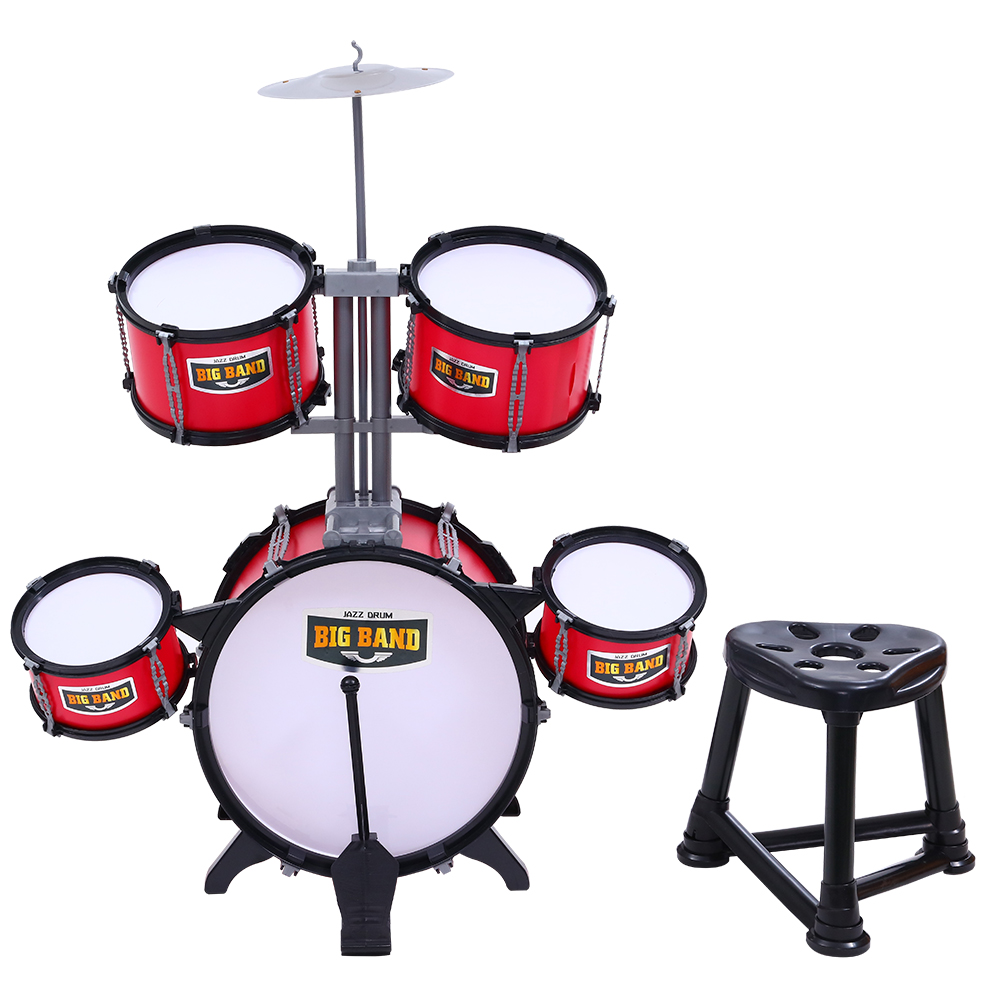 Keezi 7-Piece Junior Kids Drum Set view 3