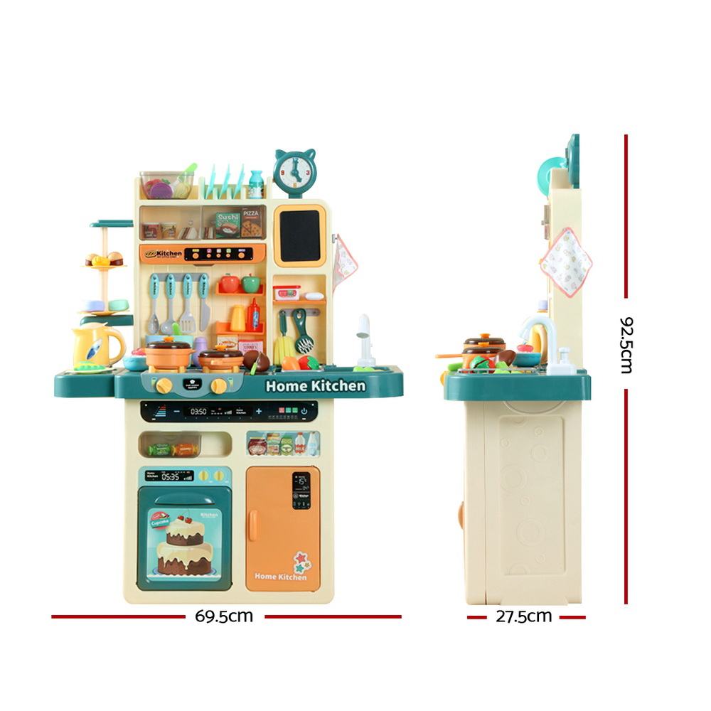 Keezi Kitchen Play Set with Steam, Sound & Light view 2