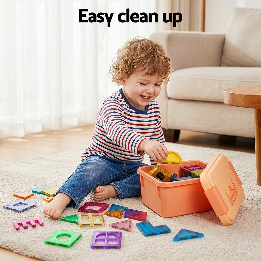 Keezi Kids Magnetic Tiles Building Blocks Set view 4