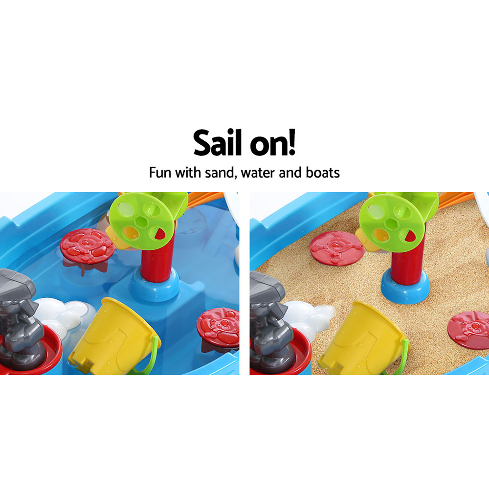 Keezi Kids Sand and Water Table Activity Play Set view 4