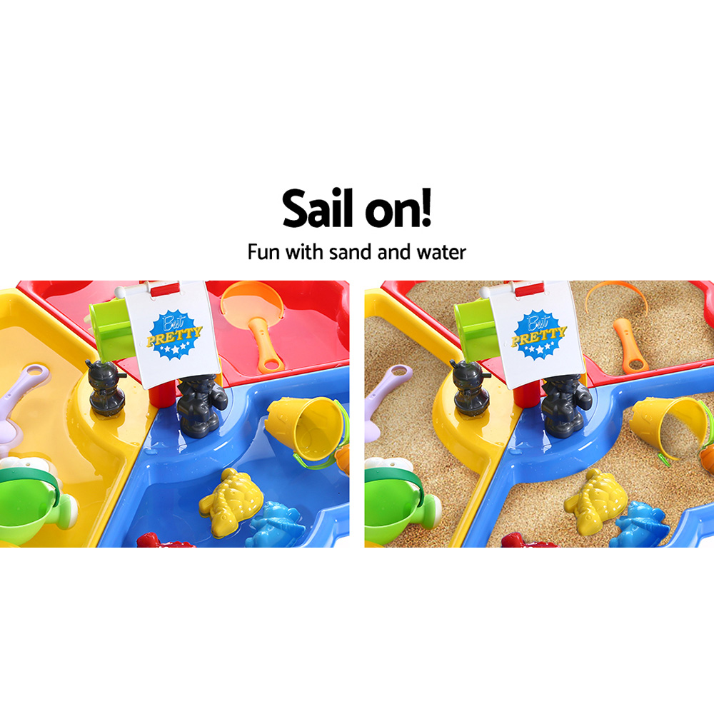 Keezi Kids Sand and Water Table Pretend Play Set view 4