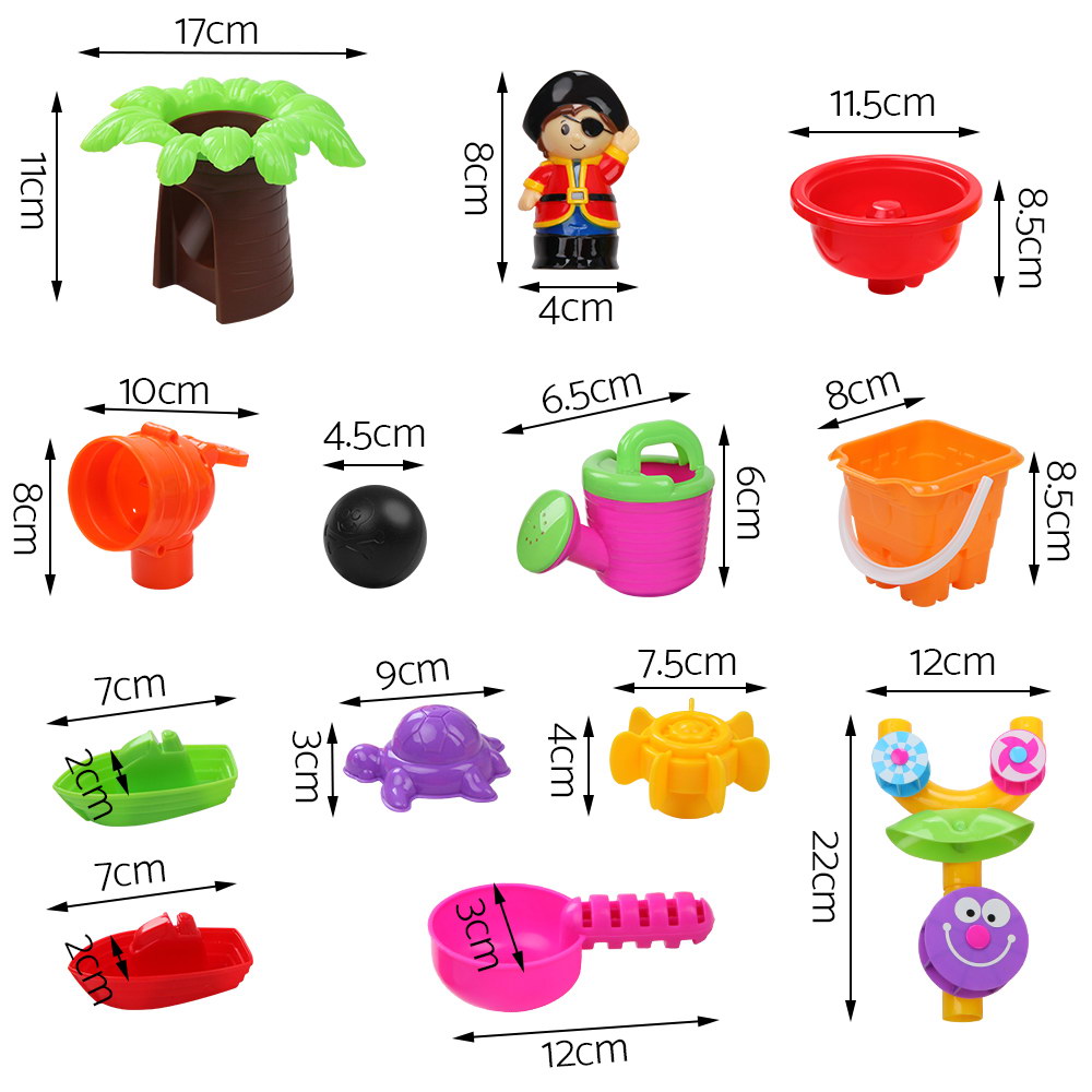 Keezi Kids Eco-Friendly Sand and Water Table Play Set view 3
