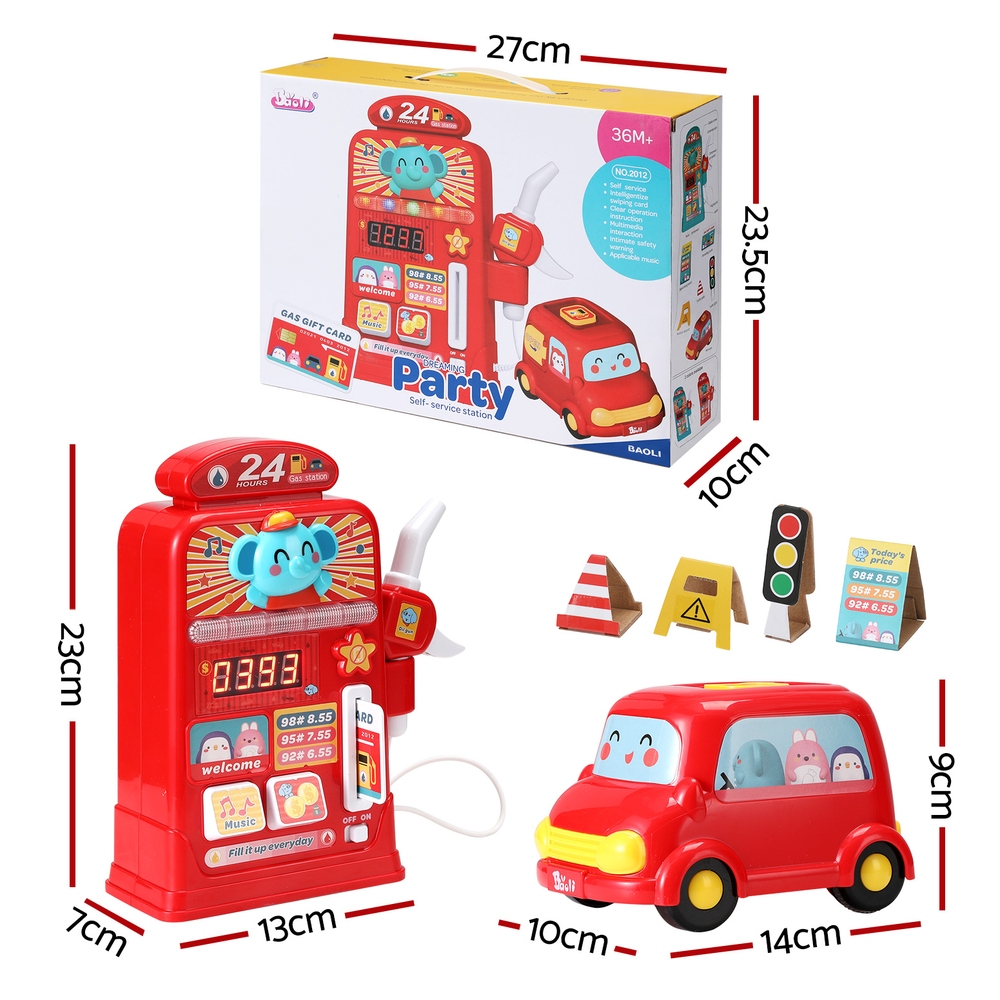 Keezi Kids Gas Petrol Station Pretend Play Pumper view 2