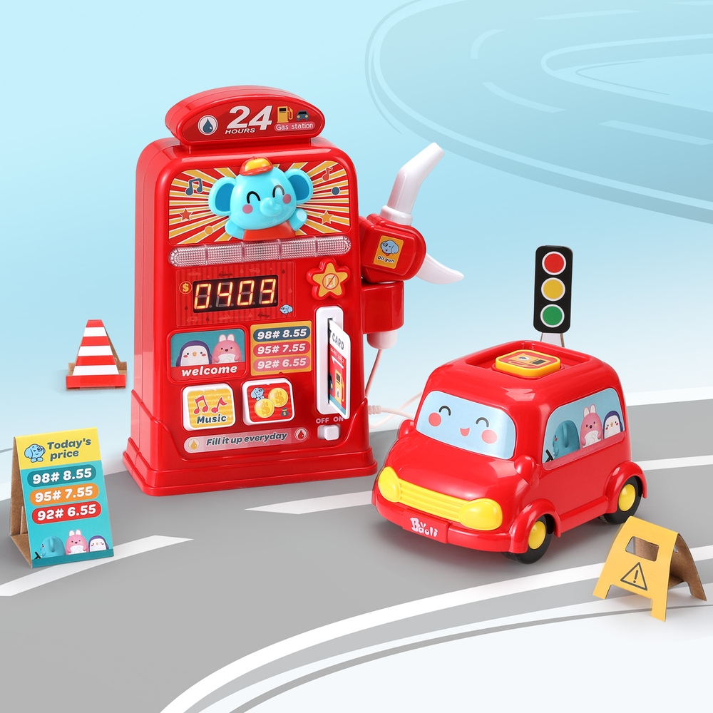 Keezi Kids Gas Petrol Station Pretend Play Pumper view 5