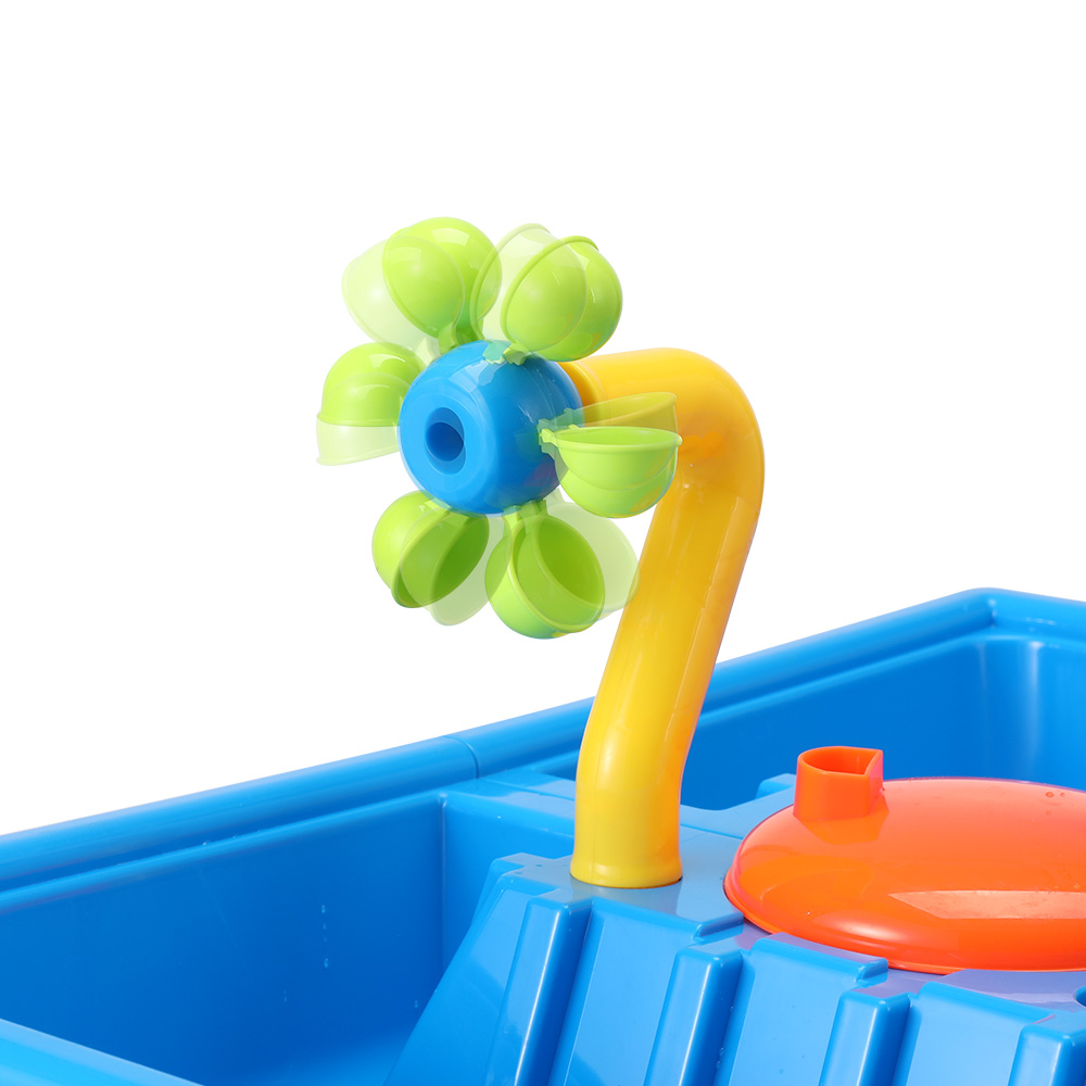 Keezi Kids Sand and Water Table with Windmill and Shovel view 4