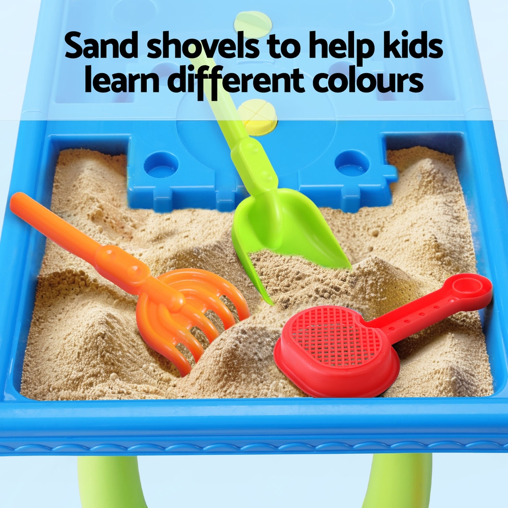 Keezi Kids Sand and Water Table with Windmill and Shovel view 5