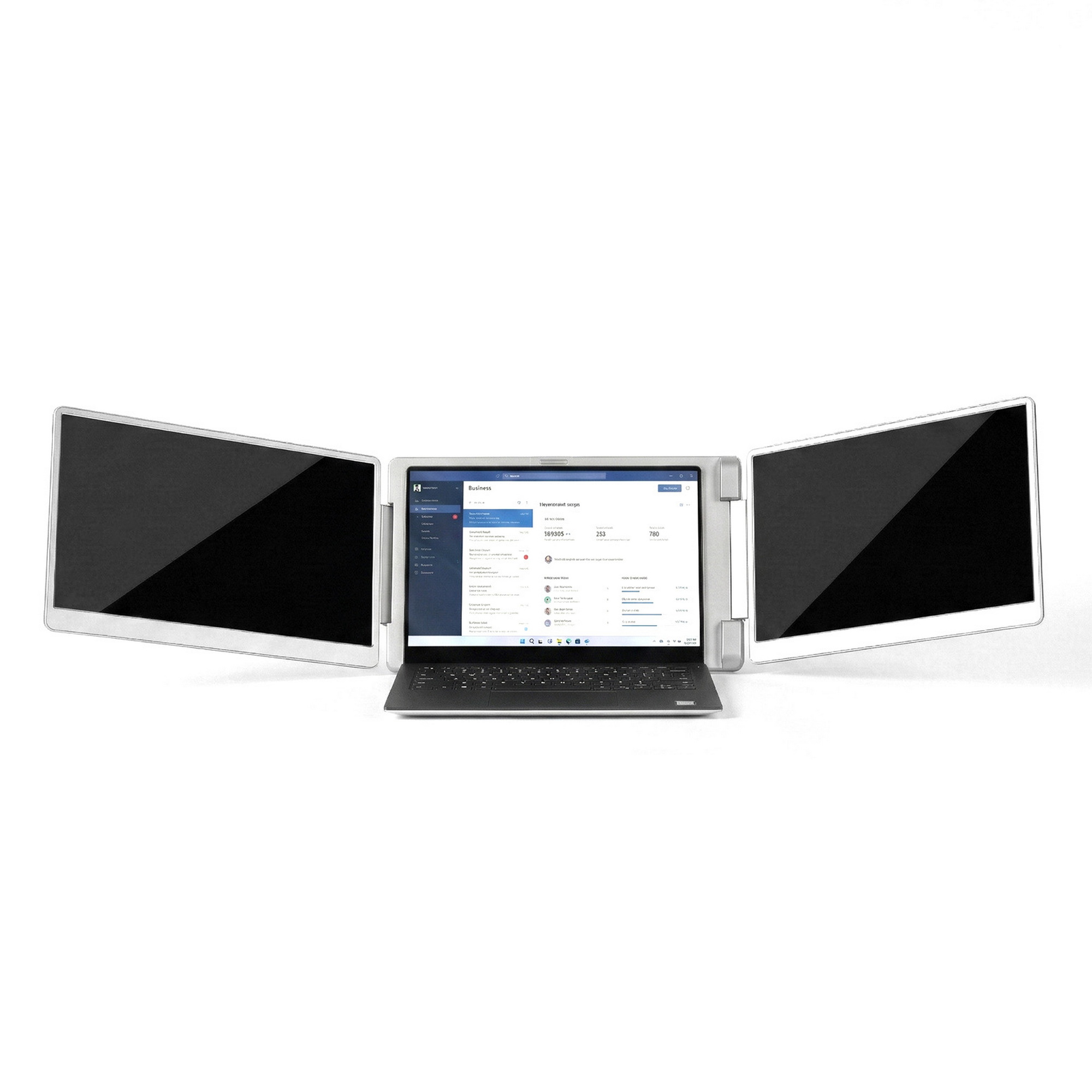 Devanti Triple Portable Monitor Laptop Screen Extender 15.6in view 3