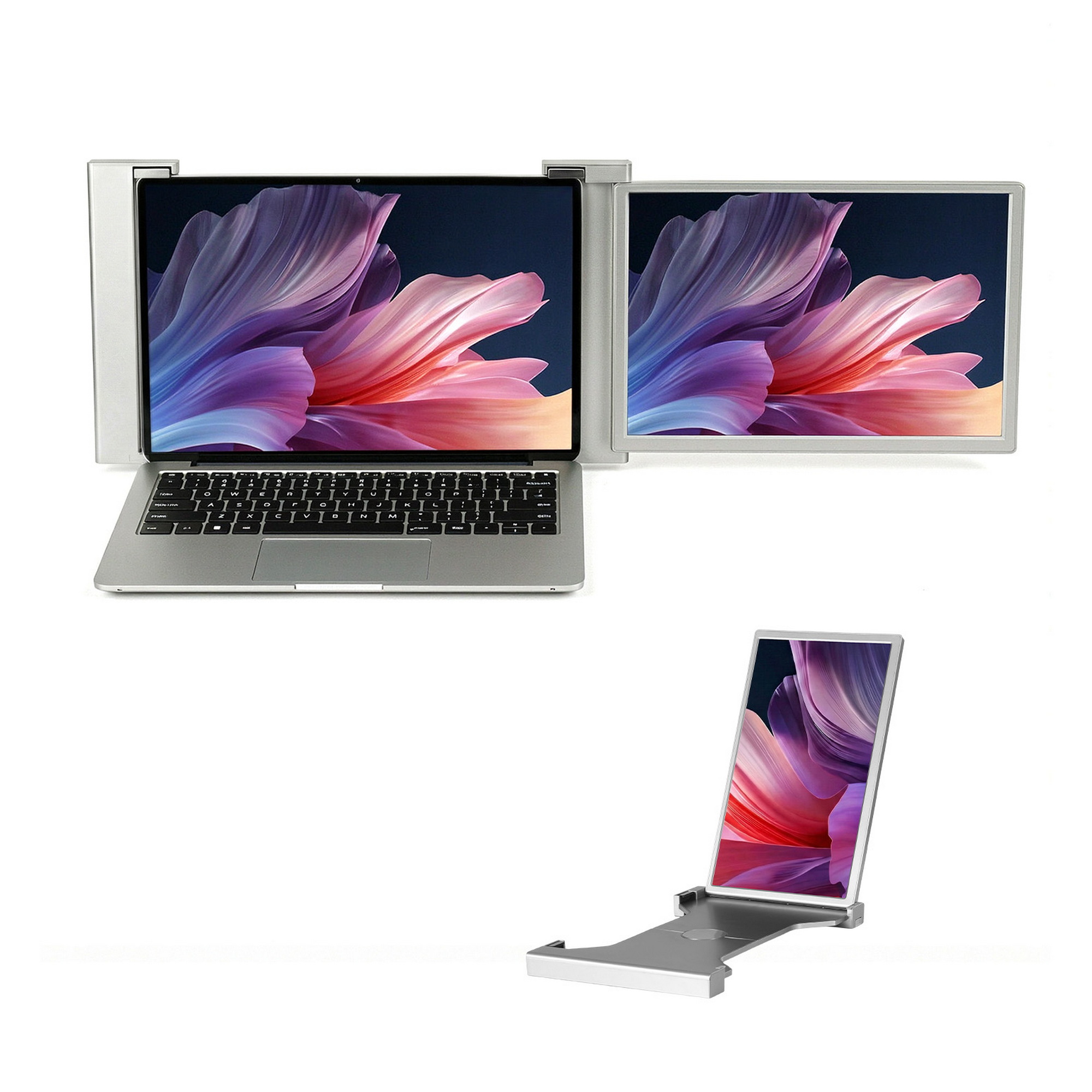 Devanti Portable Monitor 1080P IPS Dual Display