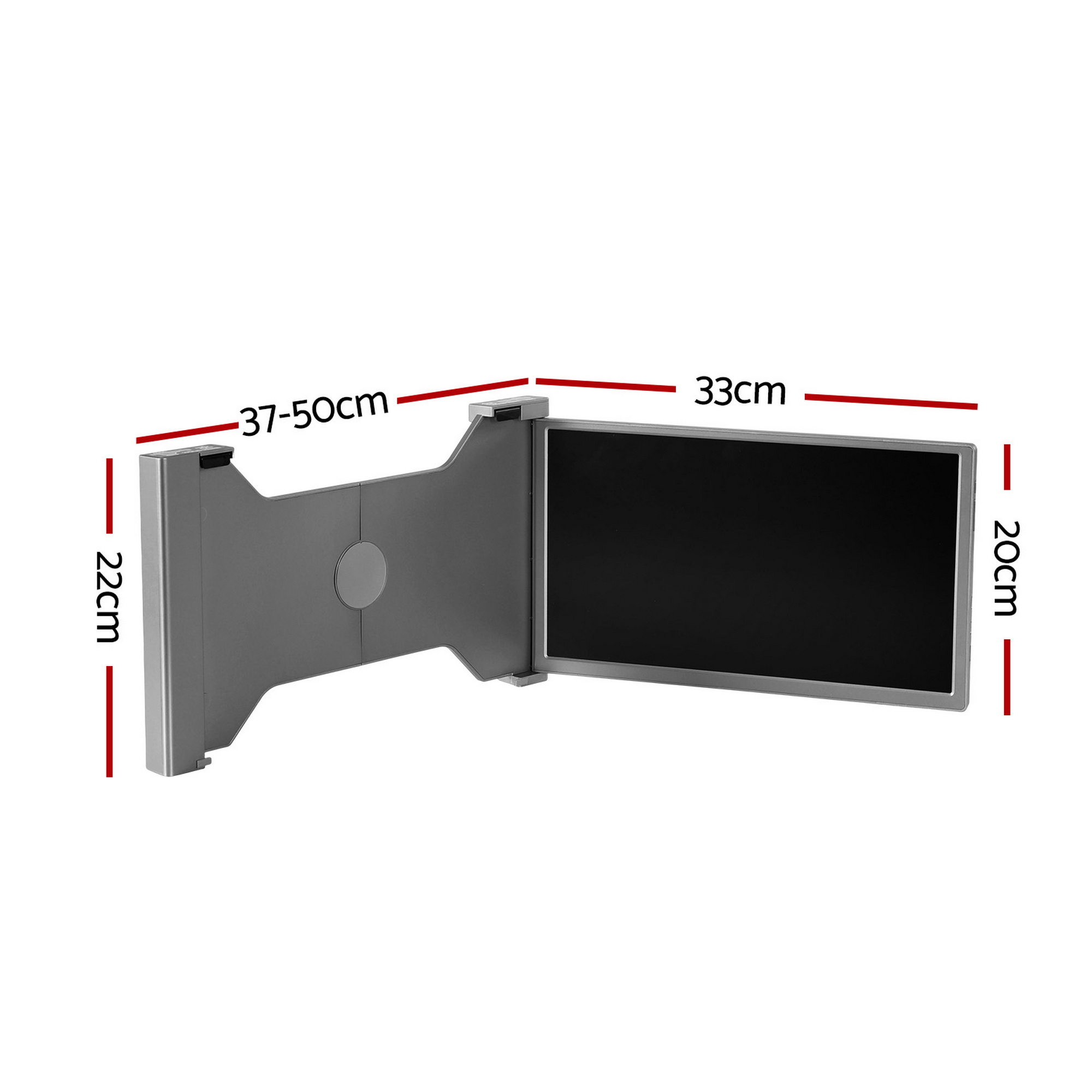 Devanti Portable Monitor 1080P IPS Dual Display view 2