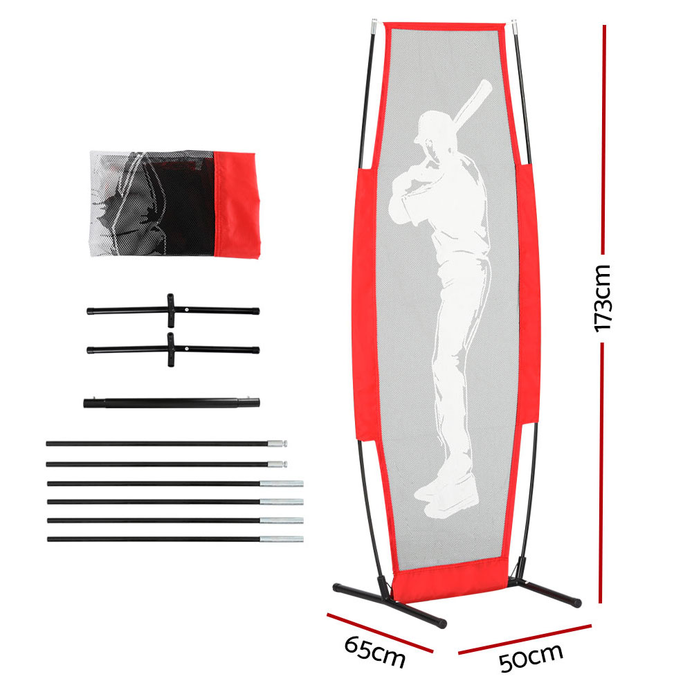 Everfit Baseball Net Pitching Kit with Reversible Target view 2