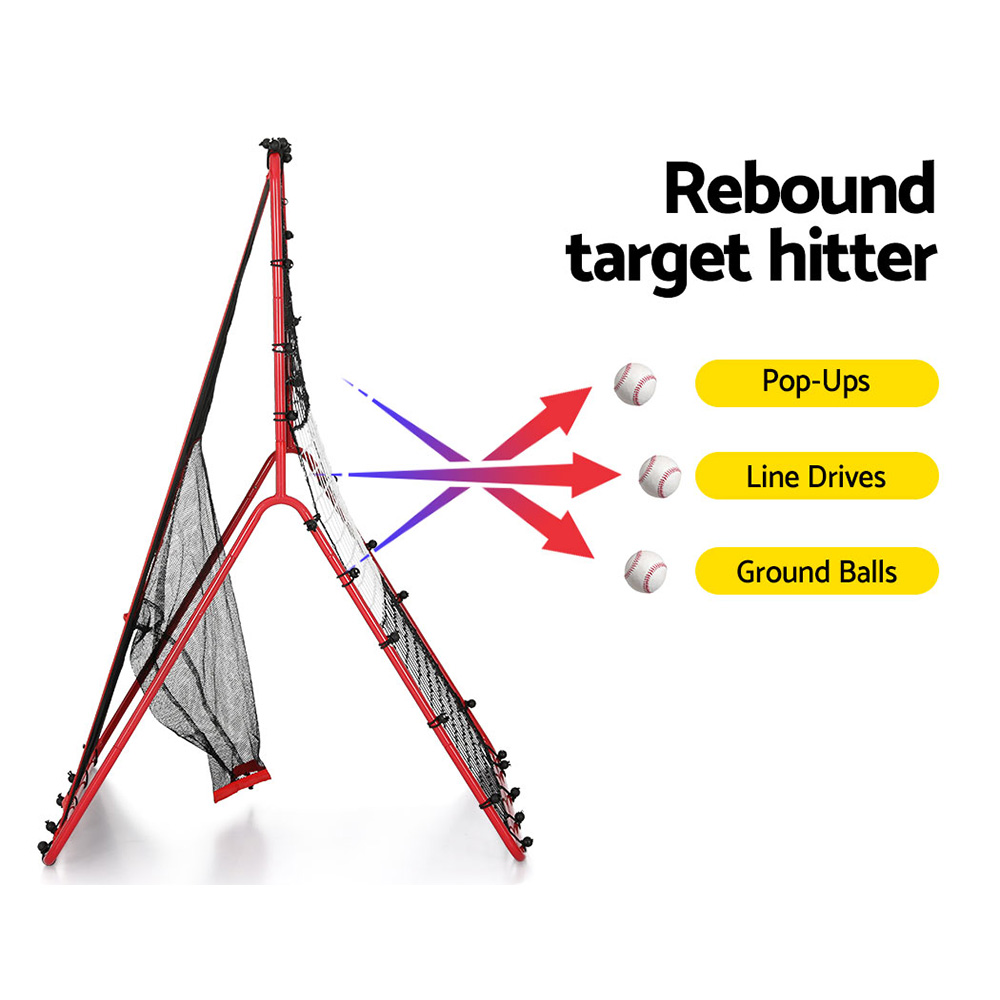 Everfit Baseball Net Rebound Pitching Kit 2-in-1 Target view 4