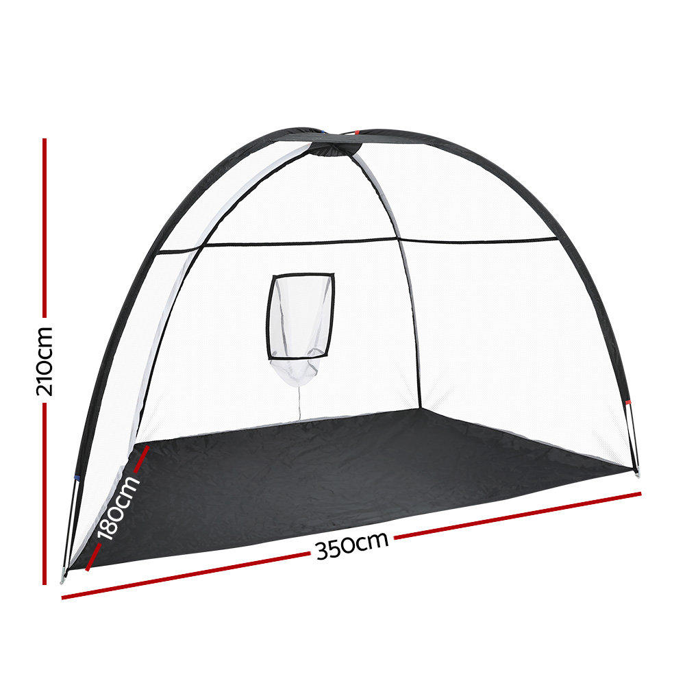 Everfit 3.5m Golf Practice Net with Target Tent view 2