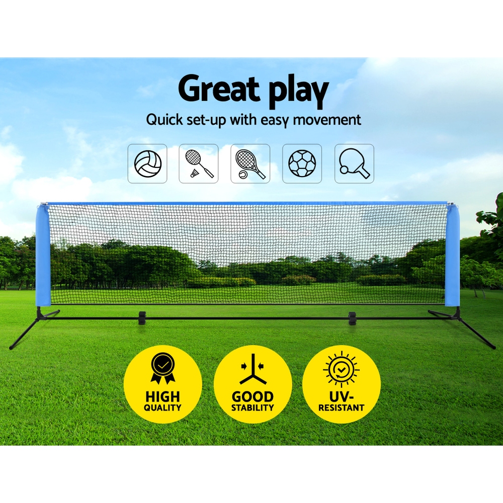 Everfit Badminton Tennis Net Portable Kit, 3m and 4m view 3