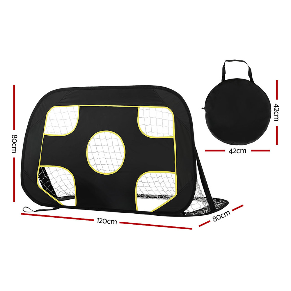 Everfit Portable Football Soccer Goal Net Rebounder view 2
