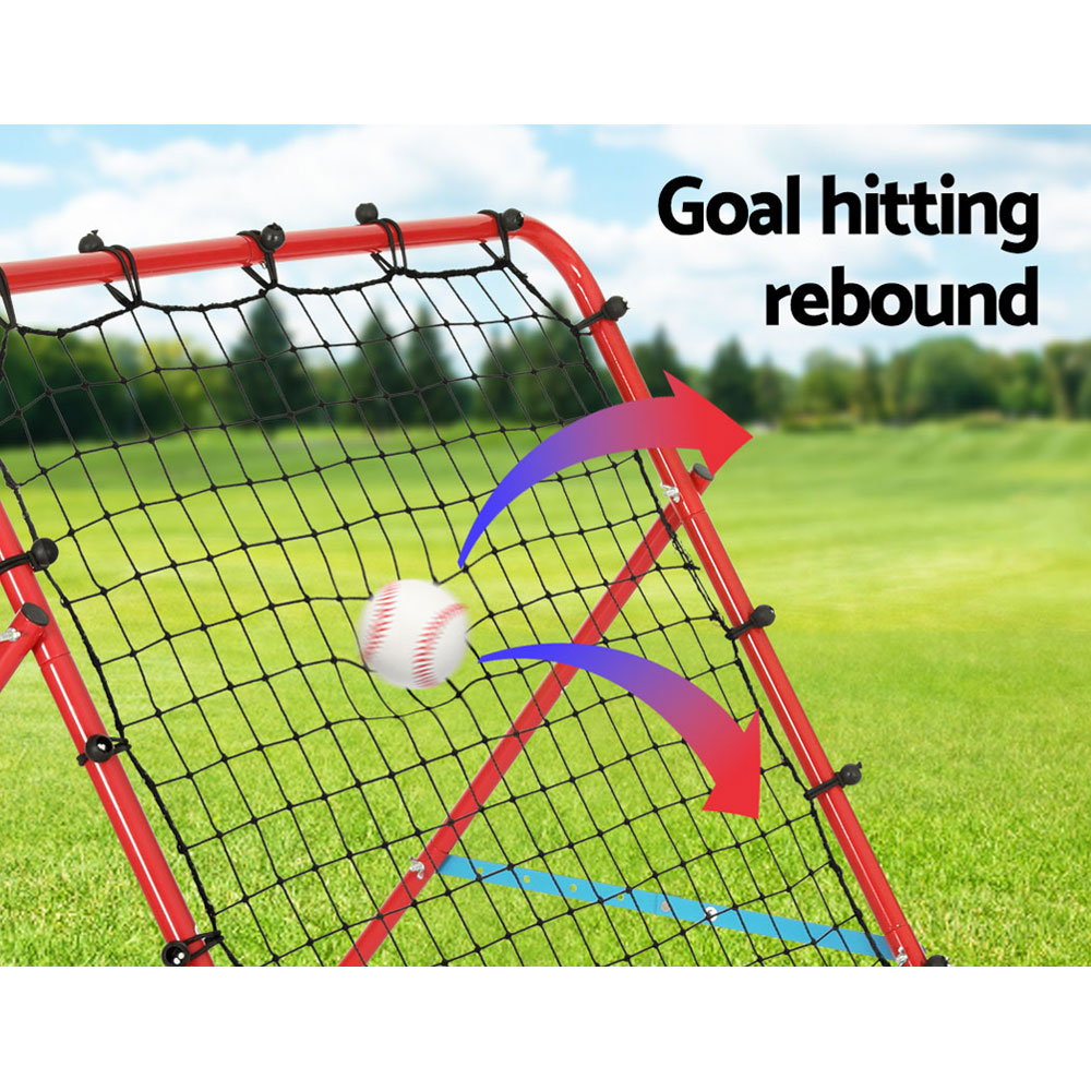 Everfit Baseball Soccer Net Rebounder with Goal Frame view 4