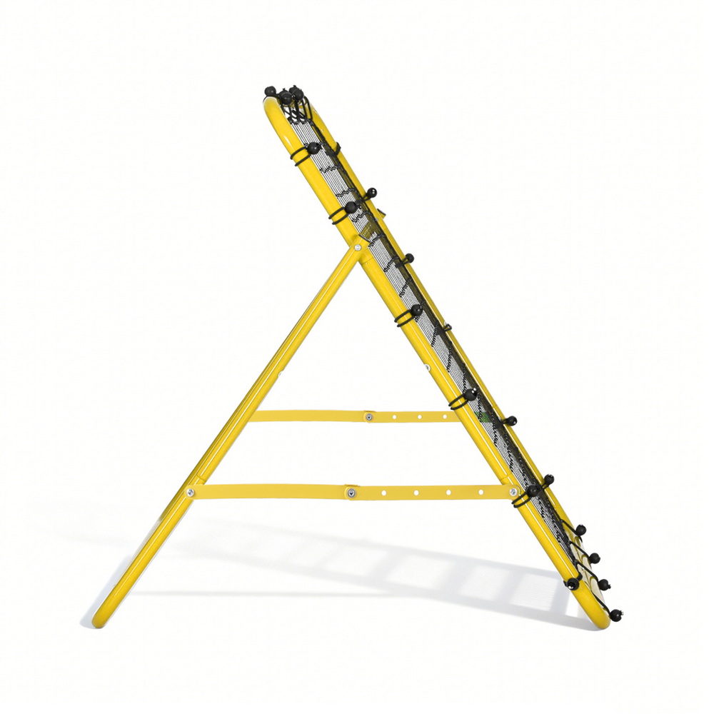 Everfit Baseball Soccer Net Rebounder in Yellow view 3