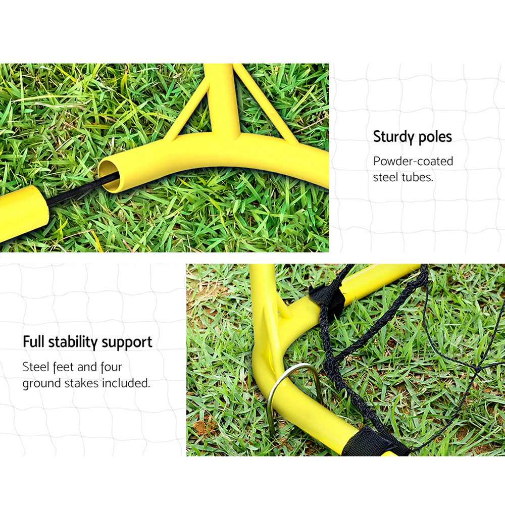 Everfit Football Soccer Net Rebounder Training, 2.4-3.6m view 3
