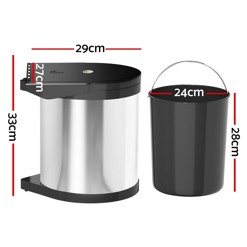 Cefito 12L Swing Out Pull Out Bin view 2