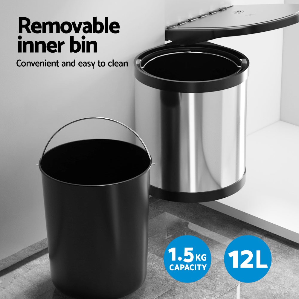 Cefito 12L Swing Out Pull Out Bin view 5