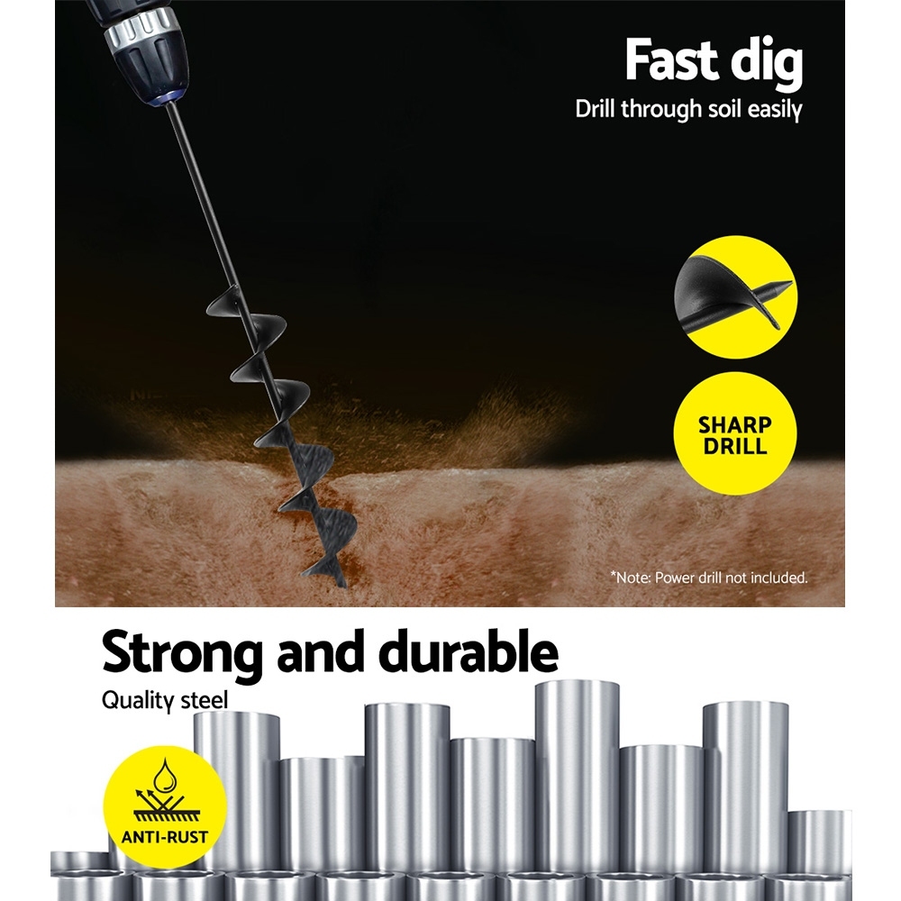 Giantz Power Garden Auger Earth Drill, 300mm or 600mm view 4