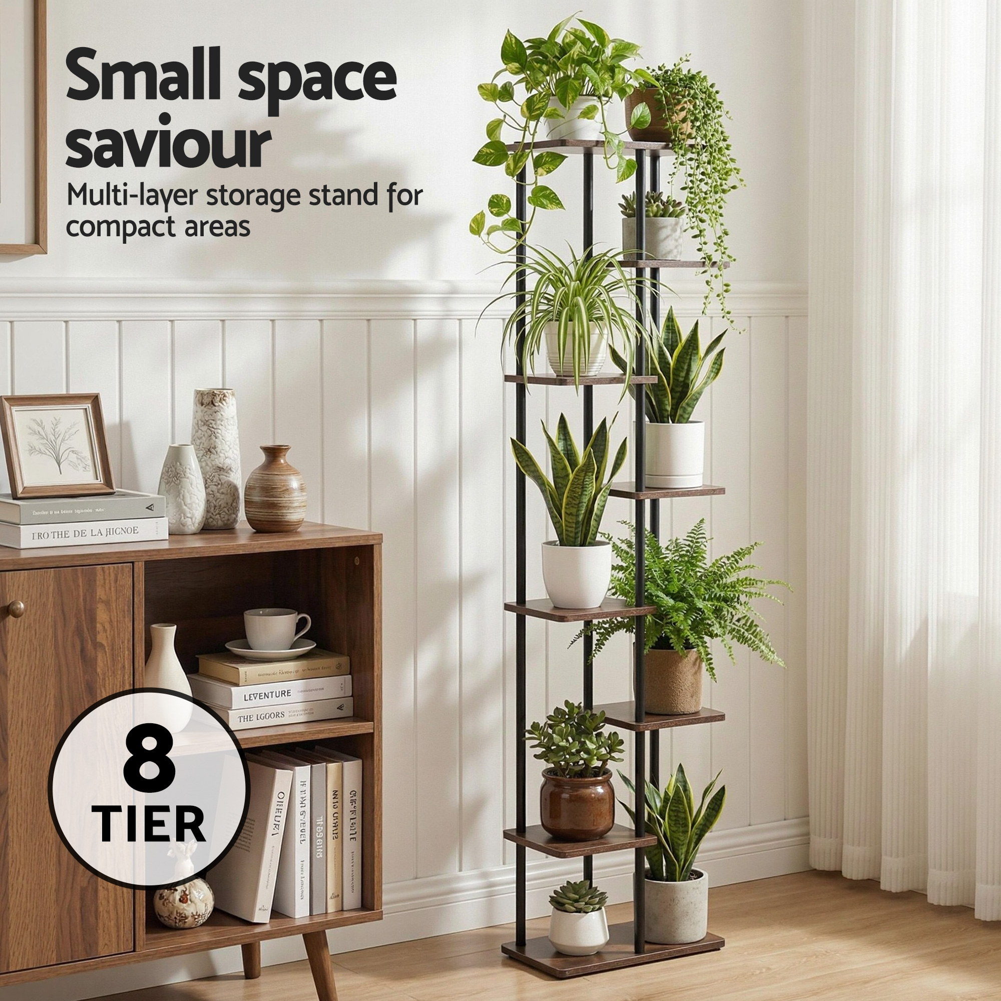 Artiss 8 Tier Plant Stand in 2 Styles view 5