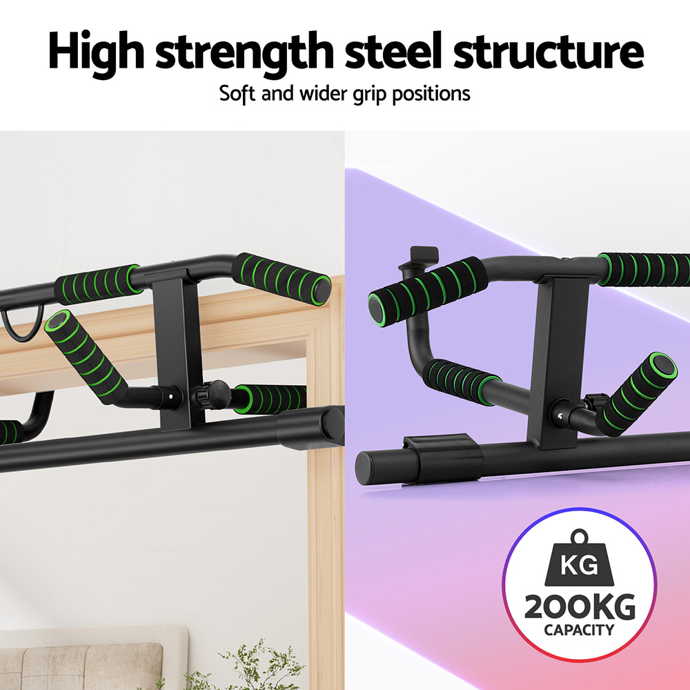 Everfit Multi-Grip Doorway Pull Up Bar 101cm 200kg view 5