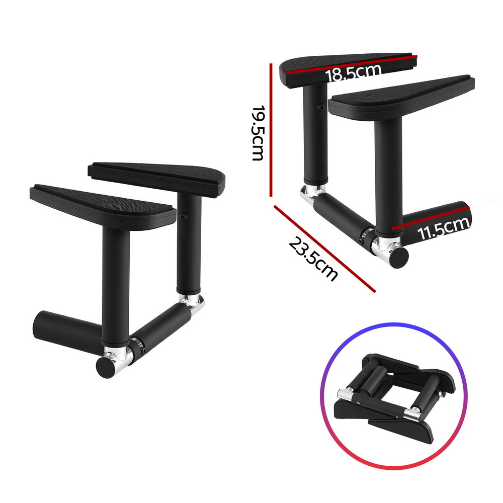 Everfit Foldable Pull Up Bar with Chin Up Grips, 120kg view 2