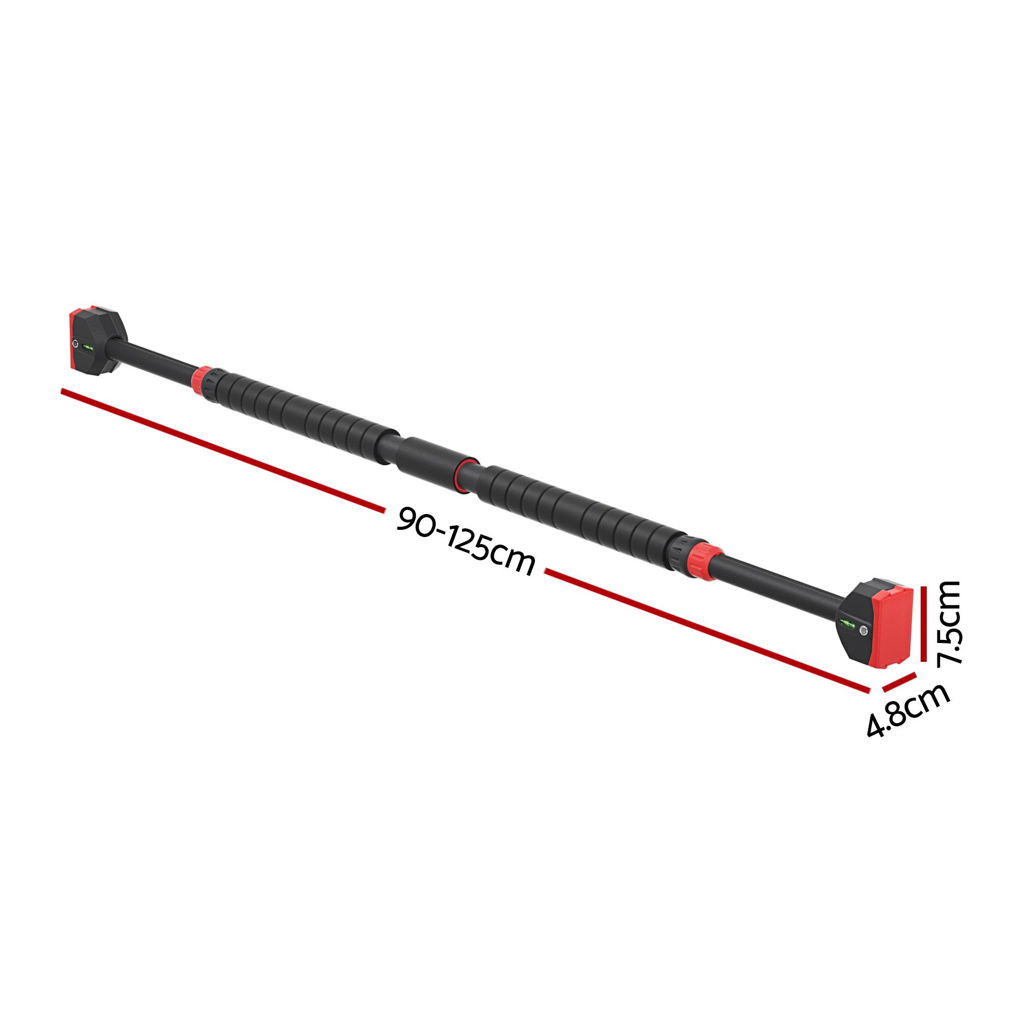 Everfit Telescopic Pull Up Bar Doorway, 70-125cm view 2