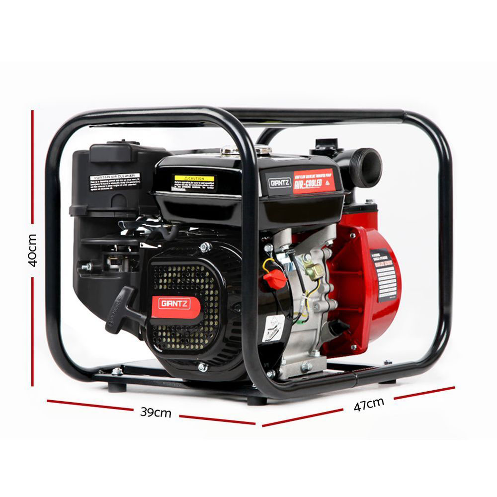 Giantz 2 Inch Petrol Water Pump 7HP Fire Fighting Transfer view 3