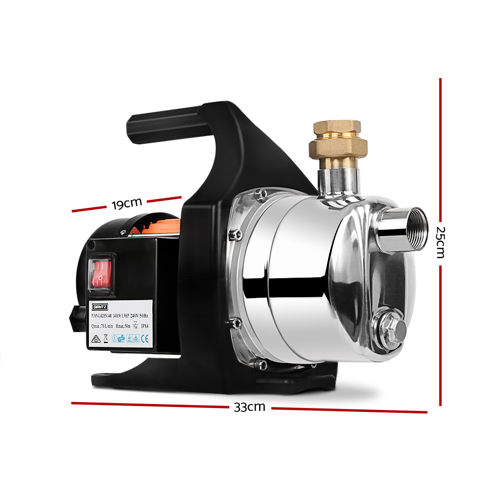 Giantz Garden Water Pump High Pressure, 800W or 1500W view 3