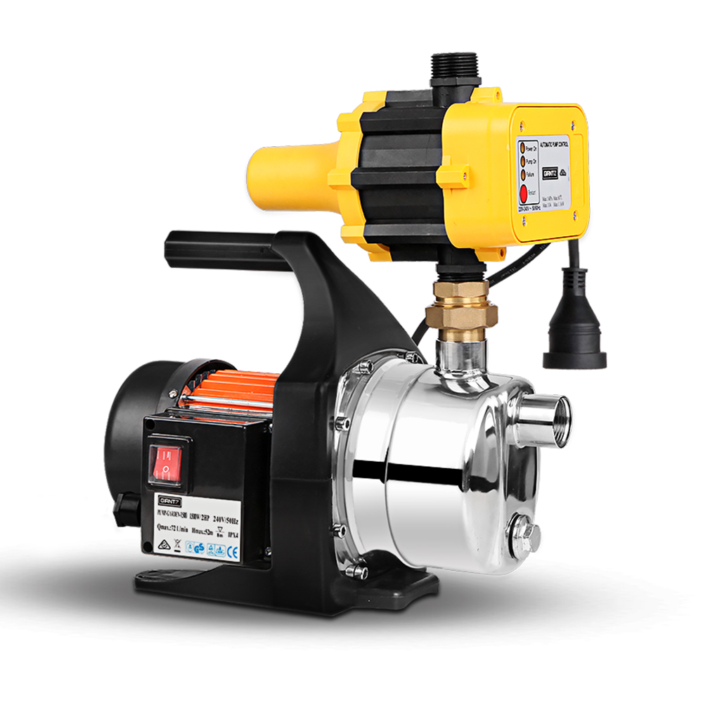 Giantz Garden Pump with Pressure Controller, 800W to 1500W view 2