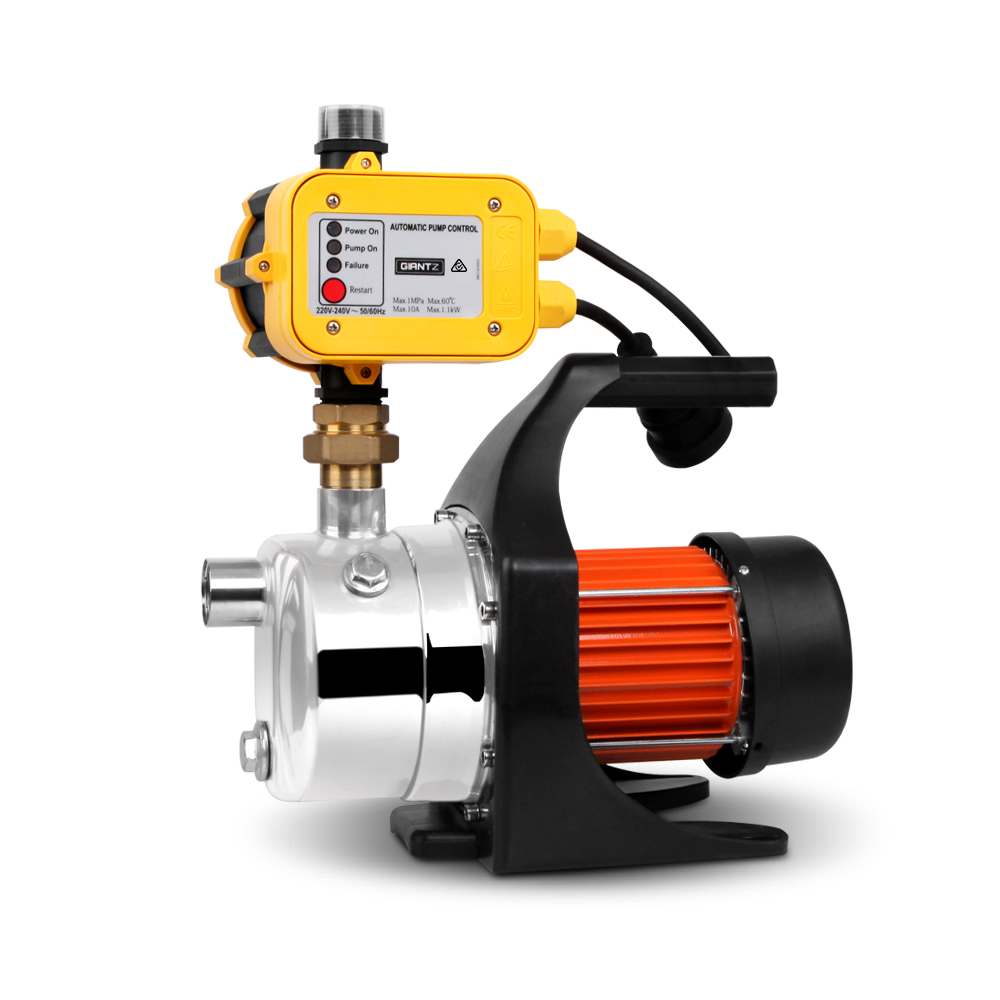 Giantz Garden Pump with Pressure Controller, 800W to 1500W view 4