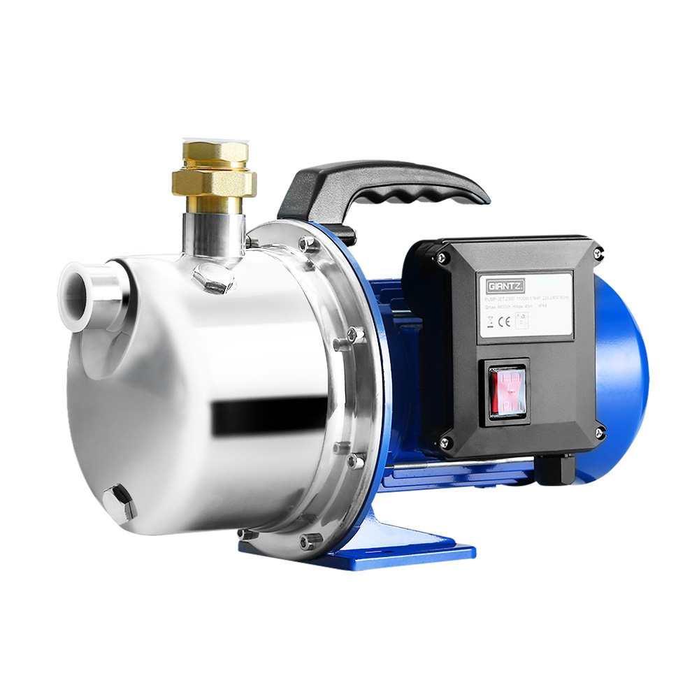 Giantz Water Jet Pump 1100W High Pressure for Irrigation