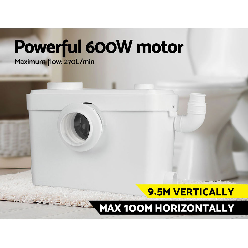 Giantz 600W Macerator Sewerage Pump for Toilet and Laundry view 4