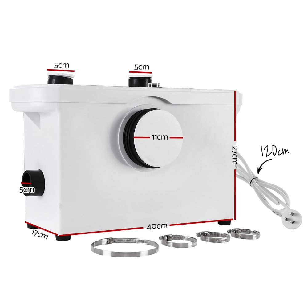 Giantz 600W Macerator Sewerage Pump Disposal Unit view 2