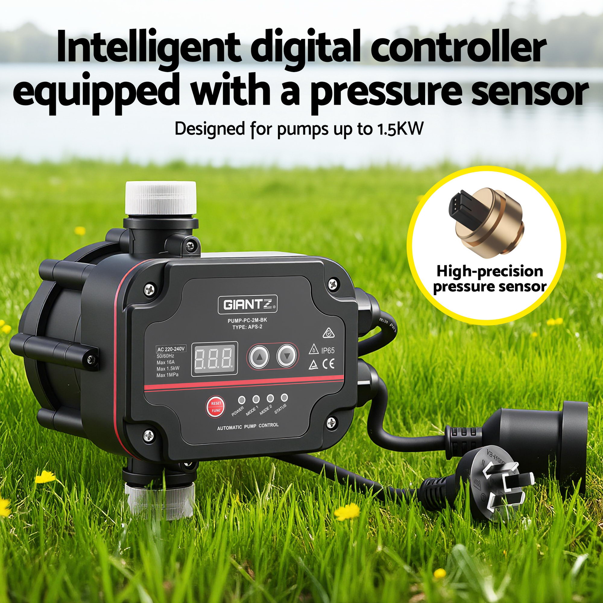 Giantz Digital Water Pump Controller 16A 10 Bar view 5