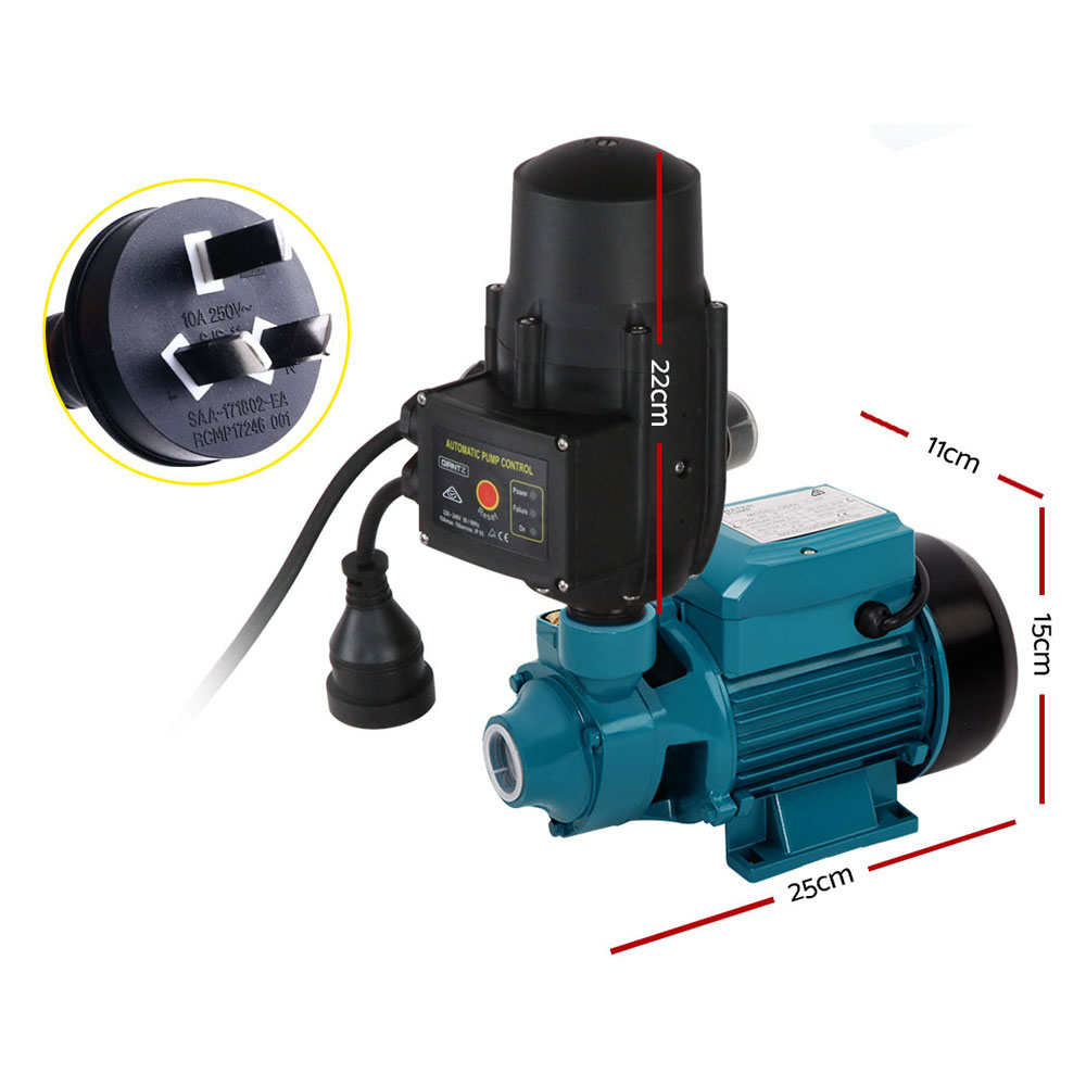 Giantz QB60 Peripheral Pump with Auto Controller view 2