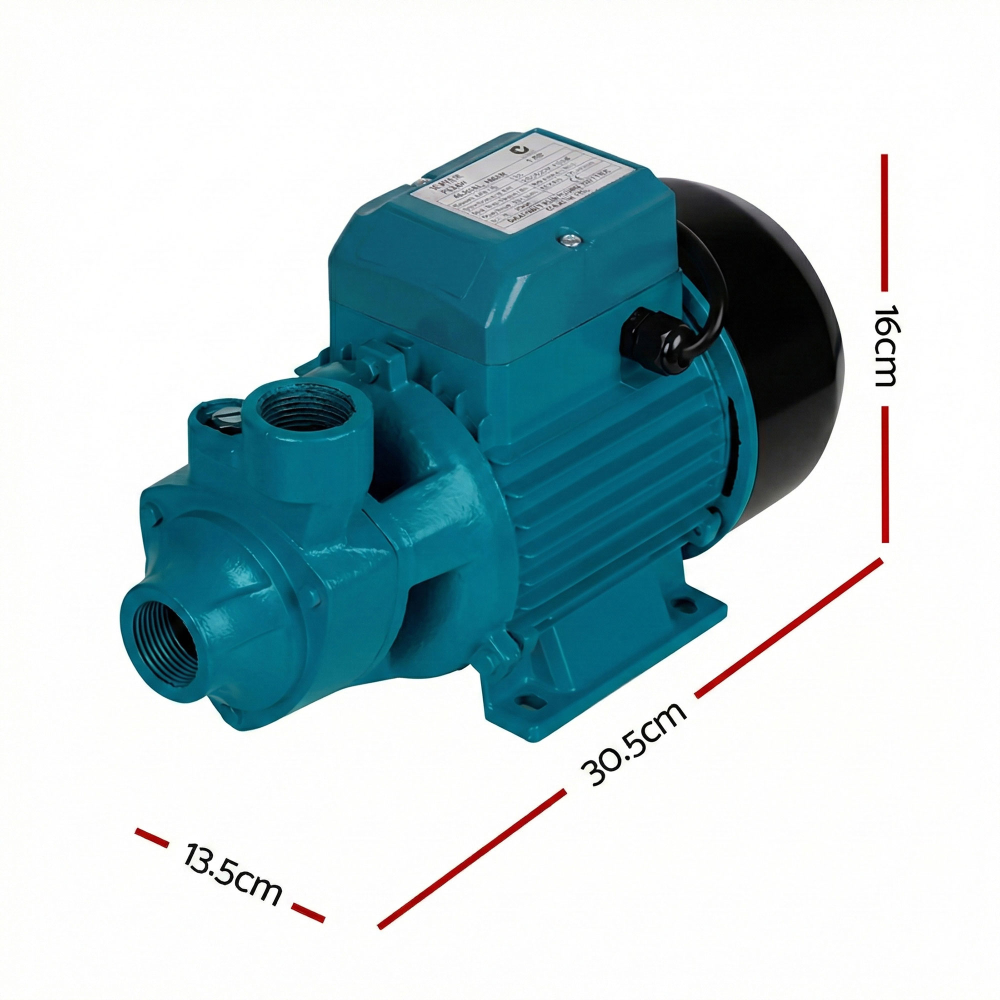 Giantz QB80 Peripheral Water Pump, 3 Colour Options view 3