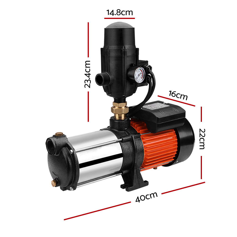 Giantz 5 Stage Water Pump 1800W High Pressure Booster view 2