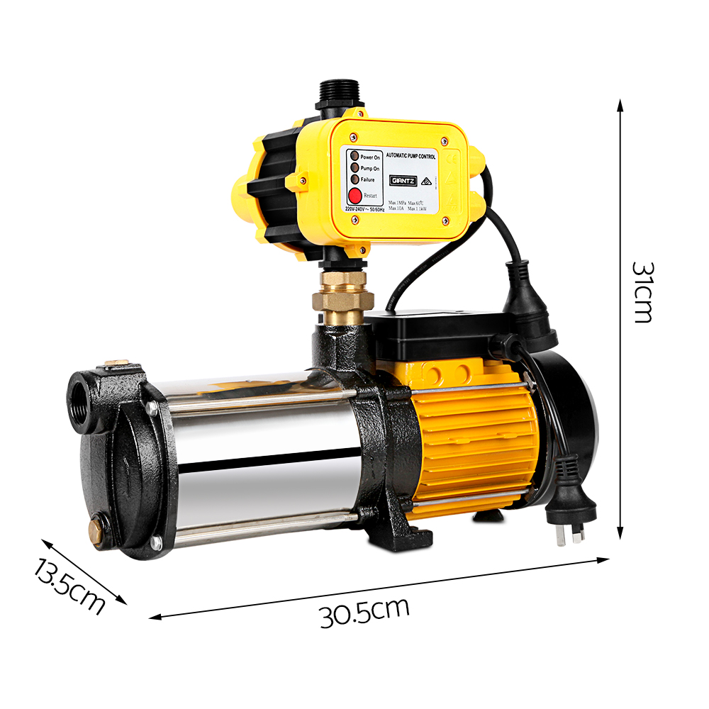 Giantz Garden Water Pump 4 to 6 Stage High Pressure Booster view 2