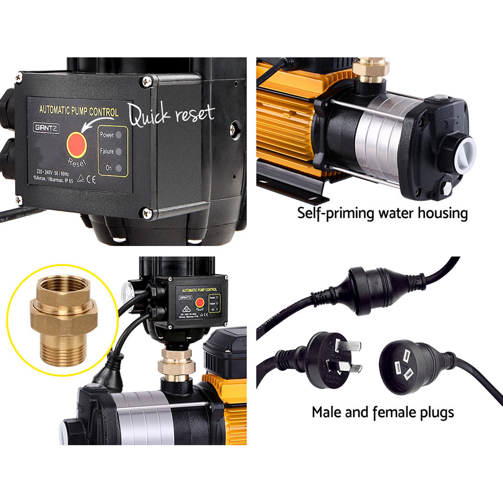 Giantz 5 Stage Water Pump 2000W for Tank and Irrigation view 5