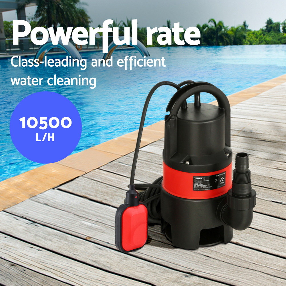 Giantz Garden Submersible Pump for Dirty Water, 400W to 750W view 4