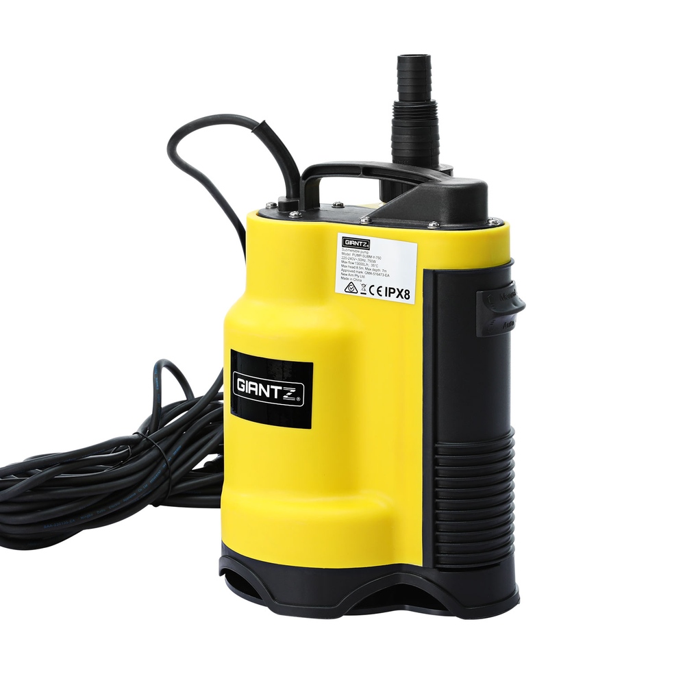 Giantz Submersible Pump for Dirty Water, 400W or 750W view 3